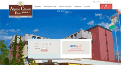 Desktop Screenshot of classic-hotel.ch